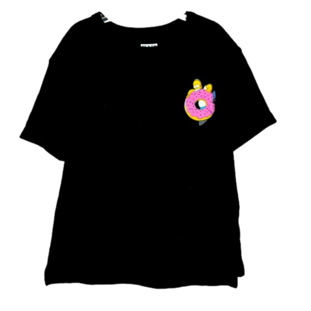 Black Simpson tee